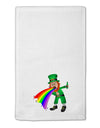 Puking Rainbow Leprechaun 11&#x22;x18&#x22; Dish Fingertip Towel-Fingertip Towel-TooLoud-White-Davson Sales