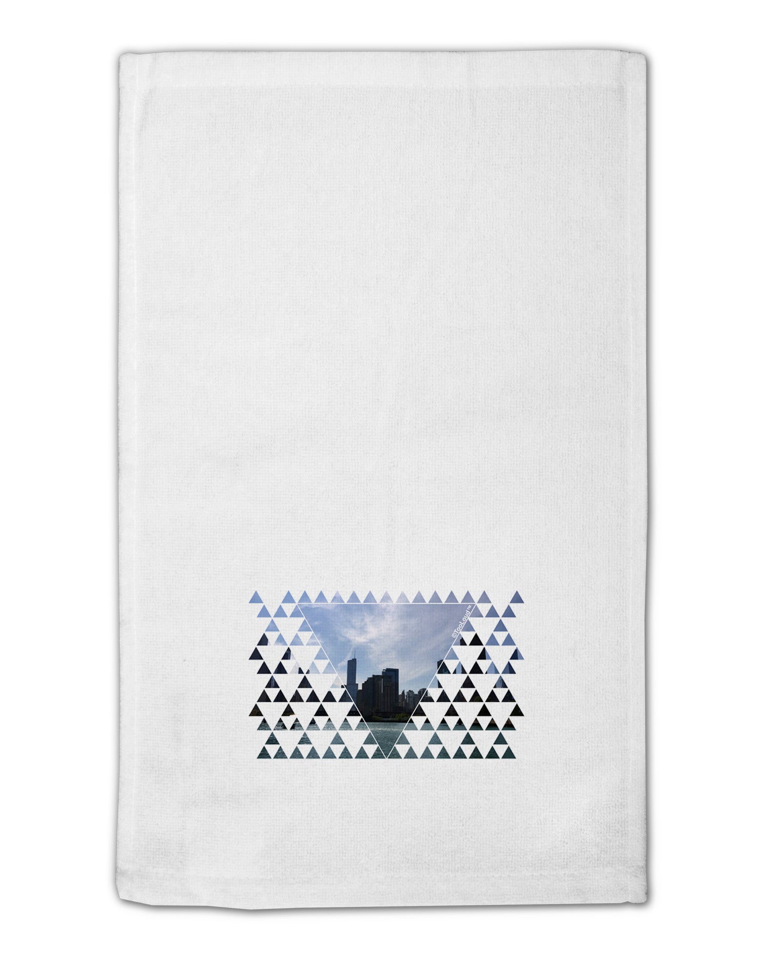 Chicago Triangles 11&#x22;x18&#x22; Dish Fingertip Towel-Fingertip Towel-TooLoud-White-Davson Sales