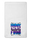 Friday - 2nd Favorite F Word 11&#x22;x18&#x22; Dish Fingertip Towel-Fingertip Towel-TooLoud-White-Davson Sales