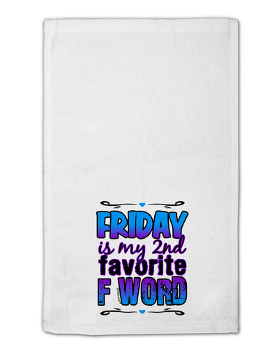 Friday - 2nd Favorite F Word 11&#x22;x18&#x22; Dish Fingertip Towel-Fingertip Towel-TooLoud-White-Davson Sales