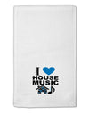 I Love House Blue 11&#x22;x18&#x22; Dish Fingertip Towel-Fingertip Towel-TooLoud-White-Davson Sales