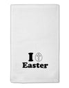 I Egg Cross Easter Design 11&#x22;x18&#x22; Dish Fingertip Towel by TooLoud-Fingertip Towel-TooLoud-White-Davson Sales