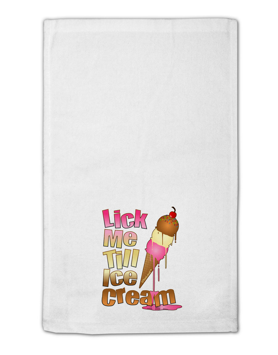 Lick Me Till Ice Cream 11&#x22;x18&#x22; Dish Fingertip Towel-Fingertip Towel-TooLoud-White-Davson Sales