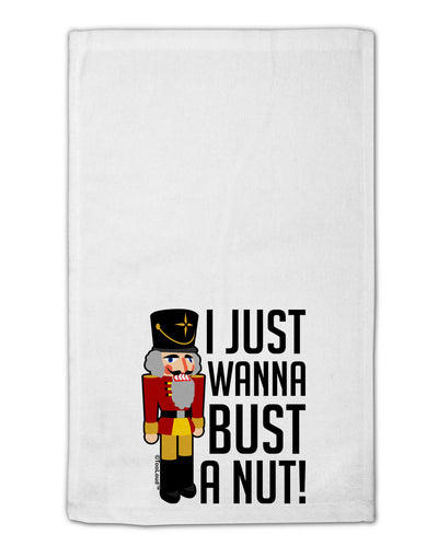 I Just Wanna Bust A Nut Nutcracker 11&#x22;x18&#x22; Dish Fingertip Towel by TooLoud-TooLoud-White-Davson Sales