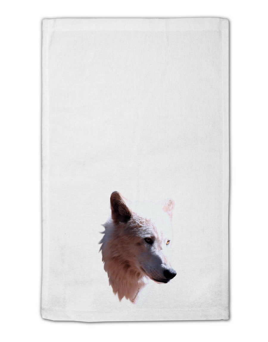 Magnificent White Wolf Head 11&#x22;x18&#x22; Dish Fingertip Towel-Fingertip Towel-TooLoud-White-Davson Sales