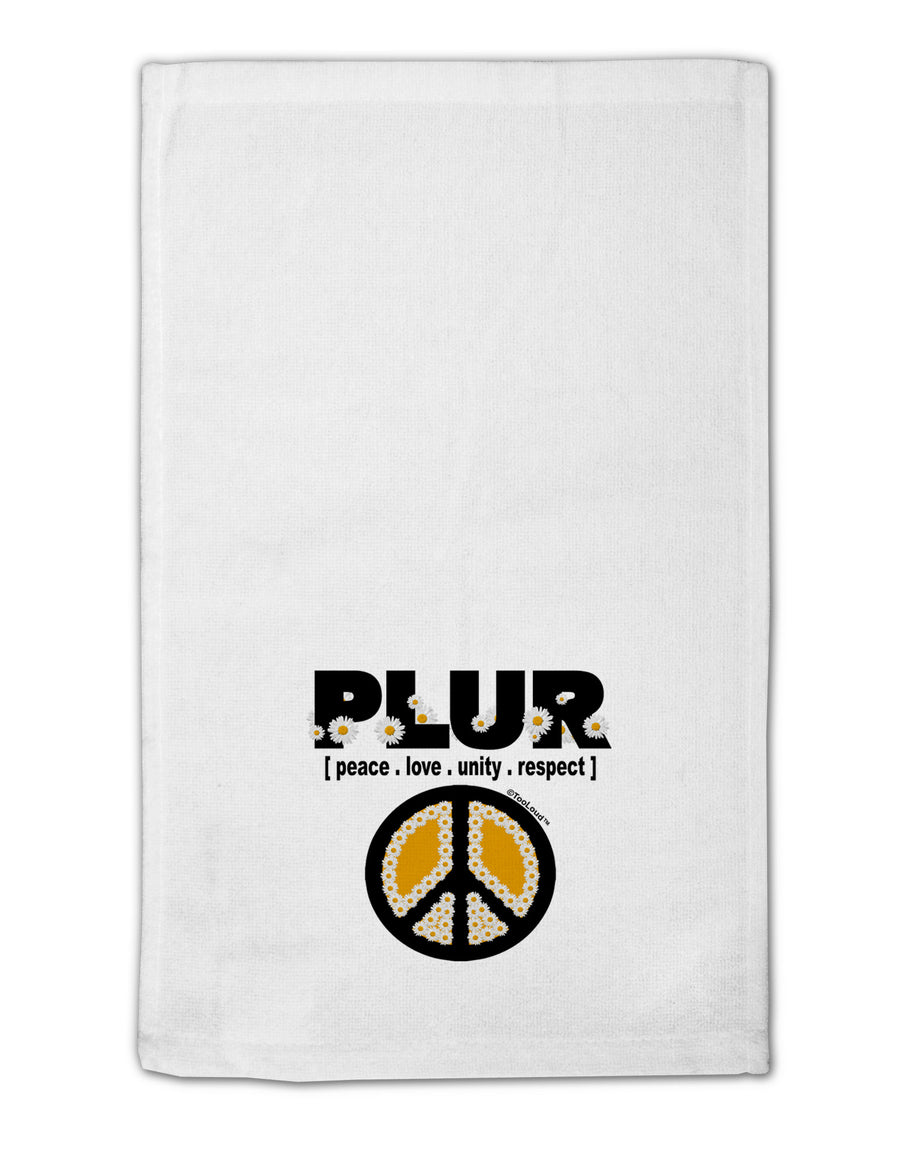 PLUR Daisies 11&#x22;x18&#x22; Dish Fingertip Towel-Fingertip Towel-TooLoud-White-Davson Sales