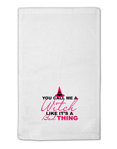 Witch - Bad Thing Text 11&#x22;x18&#x22; Dish Fingertip Towel-Fingertip Towel-TooLoud-White-Davson Sales