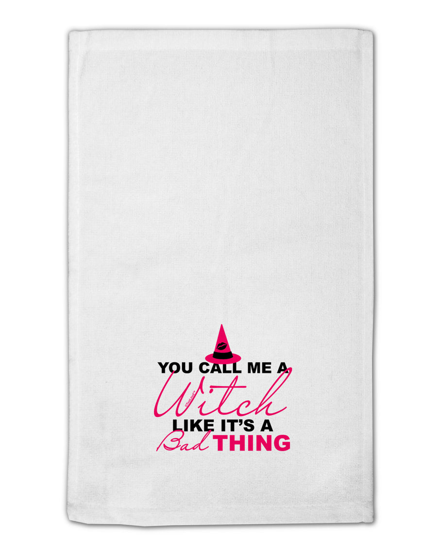 Witch - Bad Thing Text 11&#x22;x18&#x22; Dish Fingertip Towel-Fingertip Towel-TooLoud-White-Davson Sales