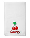 Cherry Text 11&#x22;x18&#x22; Dish Fingertip Towel-Fingertip Towel-TooLoud-White-Davson Sales