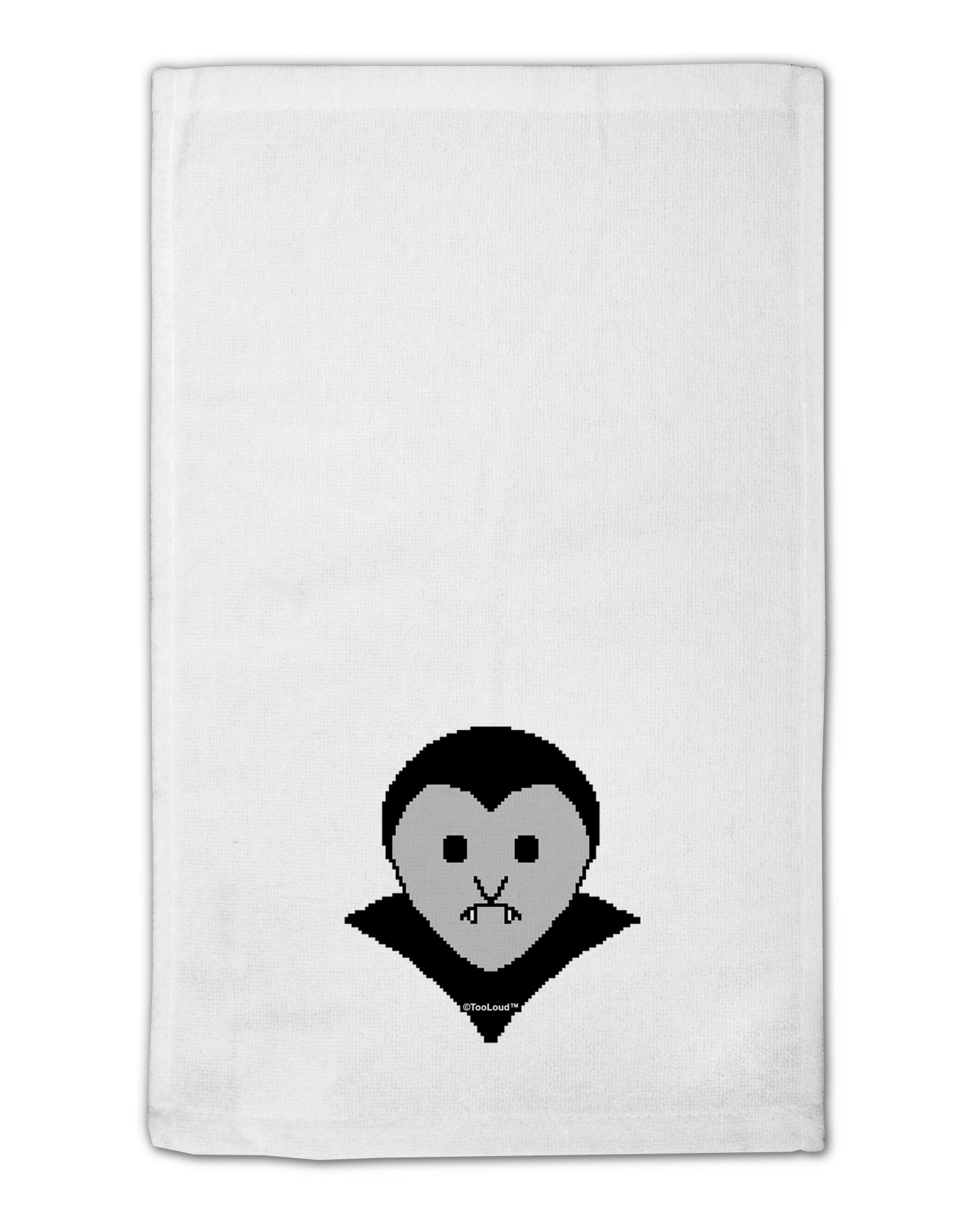 Cute Pixel Vampire Male 11&#x22;x18&#x22; Dish Fingertip Towel-Fingertip Towel-TooLoud-White-Davson Sales