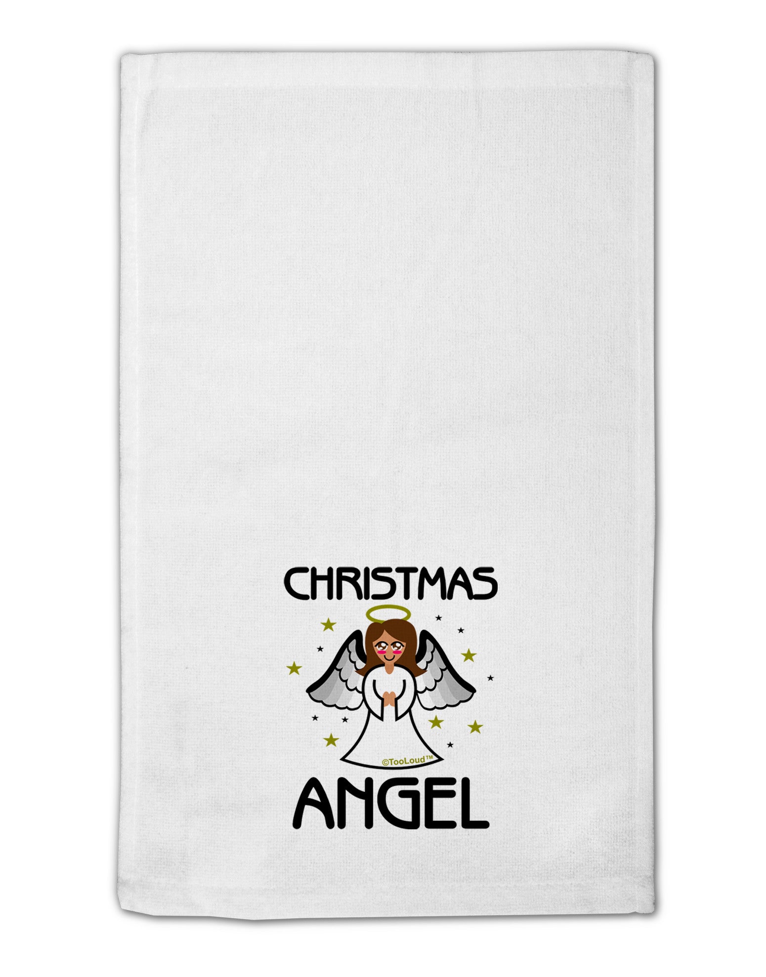 Christmas Angel 11&#x22;x18&#x22; Dish Fingertip Towel-Fingertip Towel-TooLoud-White-Davson Sales