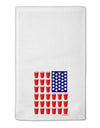 Beer Pong Flag 11&#x22;x18&#x22; Dish Fingertip Towel-Fingertip Towel-TooLoud-White-Davson Sales