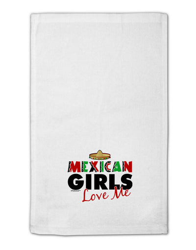 Mexican Girls Love Me 11&#x22;x18&#x22; Dish Fingertip Towel-Fingertip Towel-TooLoud-White-Davson Sales