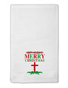 No Happy Holidays&#44; Merry Christmas 11&#x22;x18&#x22; Dish Fingertip Towel-Fingertip Towel-TooLoud-White-Davson Sales