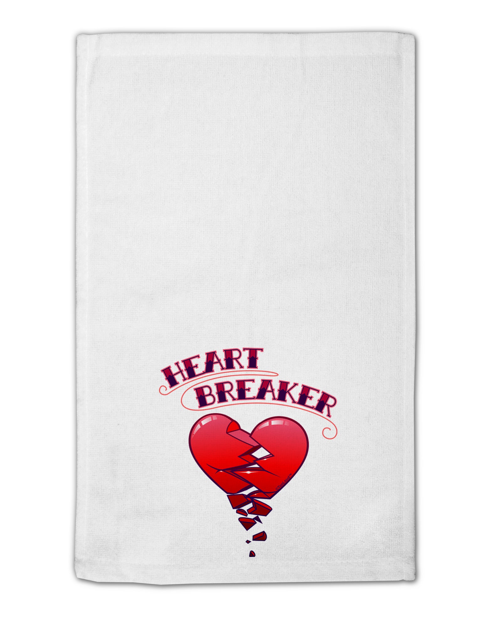 Heart Breaker Cute 11&#x22;x18&#x22; Dish Fingertip Towel by TooLoud-TooLoud-White-Davson Sales