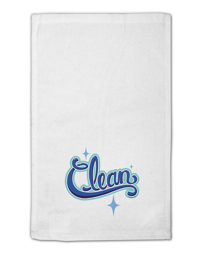 Clean Text 11&#x22;x18&#x22; Dish Fingertip Towel-Fingertip Towel-TooLoud-White-Davson Sales