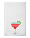 Red Margarita with Lime - Cinco de Mayo 11&#x22;x18&#x22; Dish Fingertip Towel by TooLoud-Fingertip Towel-TooLoud-White-Davson Sales