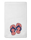 Stars and Stripes Flip Flops 11&#x22;x18&#x22; Dish Fingertip Towel-Fingertip Towel-TooLoud-White-Davson Sales