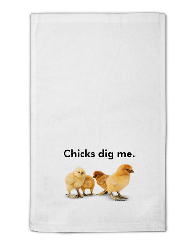 Chicks Dig Me 11&#x22;x18&#x22; Dish Fingertip Towel-Fingertip Towel-TooLoud-White-Davson Sales