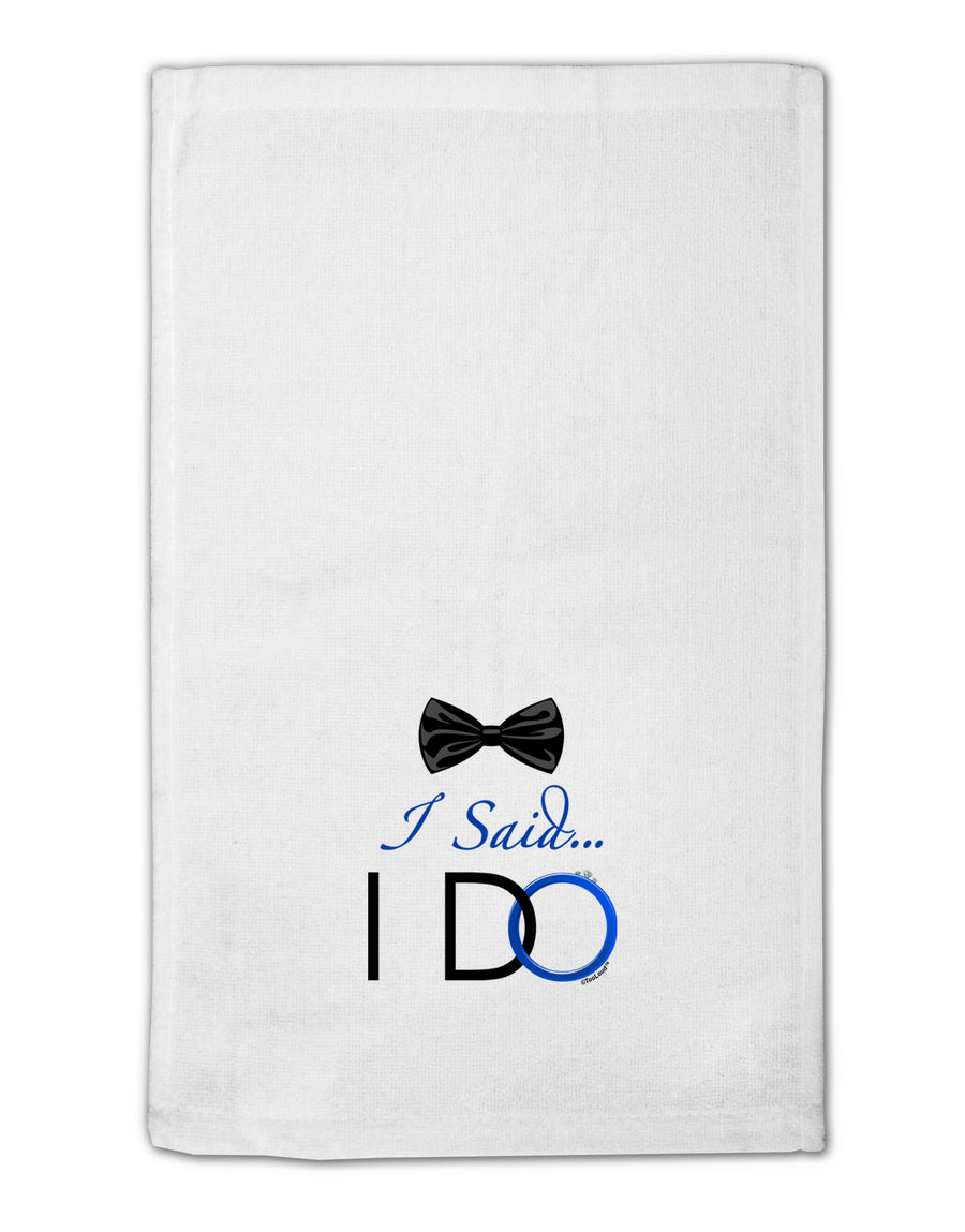 I Said I Do - Groom 11&#x22;x18&#x22; Dish Fingertip Towel-Fingertip Towel-TooLoud-White-Davson Sales