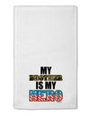 My Brother is My Hero - Armed Forces 11&#x22;x18&#x22; Dish Fingertip Towel by TooLoud-Fingertip Towel-TooLoud-White-Davson Sales