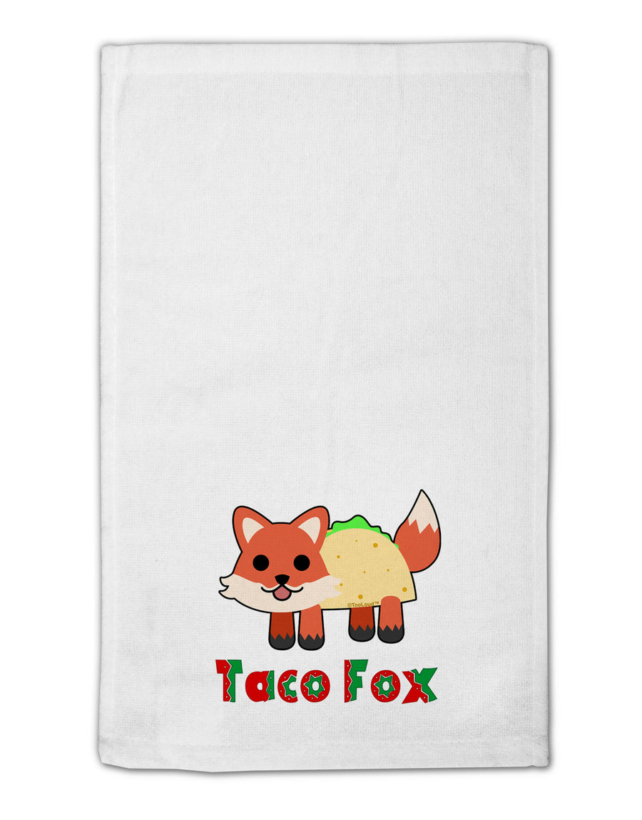 Cute Taco Fox Text 11&#x22;x18&#x22; Dish Fingertip Towel-Fingertip Towel-TooLoud-White-Davson Sales