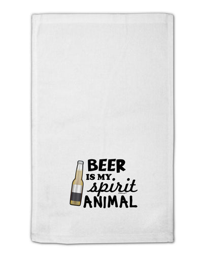 Beer Is My Spirit Animal 11&#x22;x18&#x22; Dish Fingertip Towel-Fingertip Towel-TooLoud-White-Davson Sales