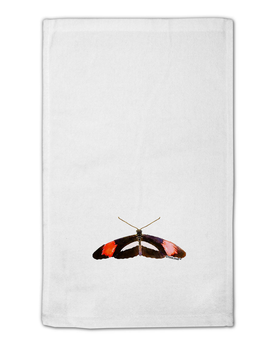 TooLoud Watercolor Butterfly Black 11&#x22;x18&#x22; Dish Fingertip Towel-Fingertip Towel-TooLoud-White-Davson Sales