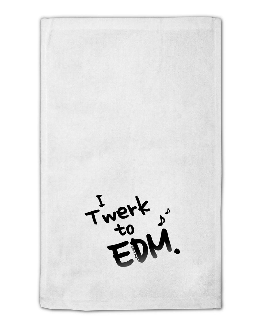 Twerk To EDM BnW 11&#x22;x18&#x22; Dish Fingertip Towel-Fingertip Towel-TooLoud-White-Davson Sales