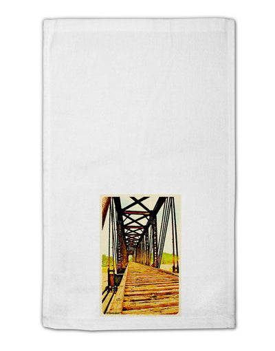 Colorado Bridge Watercolor 11&#x22;x18&#x22; Dish Fingertip Towel-Fingertip Towel-TooLoud-White-Davson Sales