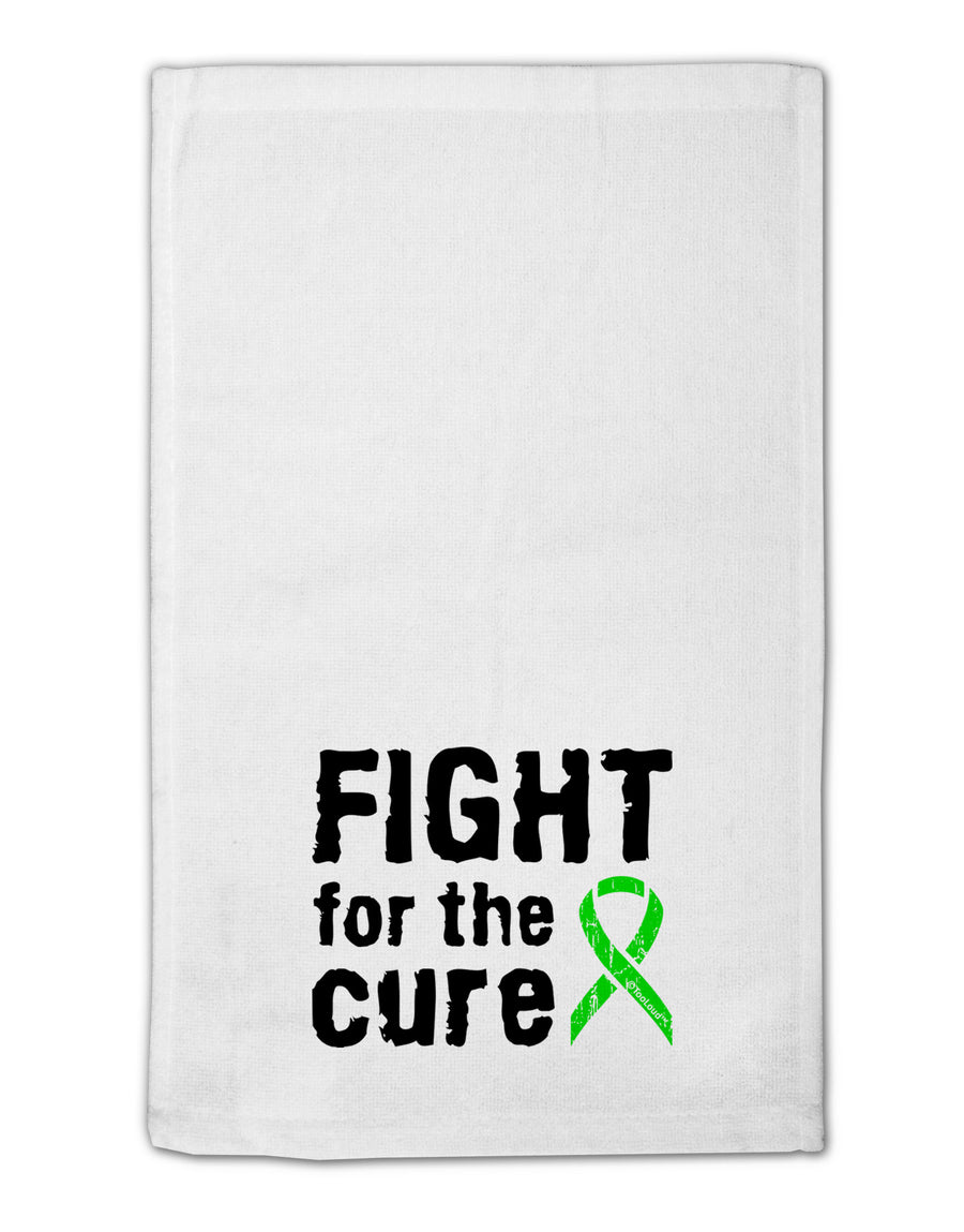 Fight for the Cure - Lime Green Ribbon Lyme Disease 11&#x22;x18&#x22; Dish Fingertip Towel-Fingertip Towel-TooLoud-White-Davson Sales