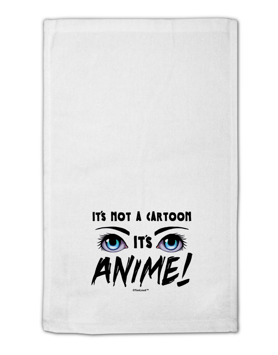 Not A Cartoon Eyes Blue 11&#x22;x18&#x22; Dish Fingertip Towel by TooLoud-Fingertip Towel-TooLoud-White-Davson Sales