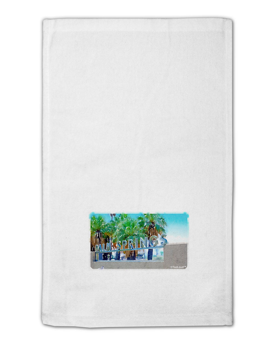 Palm Springs Watercolor 11&#x22;x18&#x22; Dish Fingertip Towel-Fingertip Towel-TooLoud-White-Davson Sales