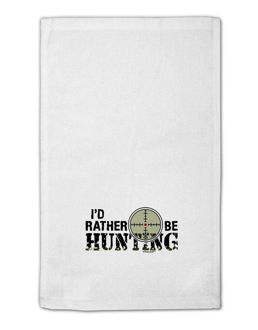 I'd Rather Be Hunting 11&#x22;x18&#x22; Dish Fingertip Towel-Fingertip Towel-TooLoud-White-Davson Sales