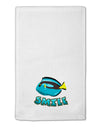 Blue Tang Fish - Smile 11&#x22;x18&#x22; Dish Fingertip Towel-Fingertip Towel-TooLoud-White-Davson Sales