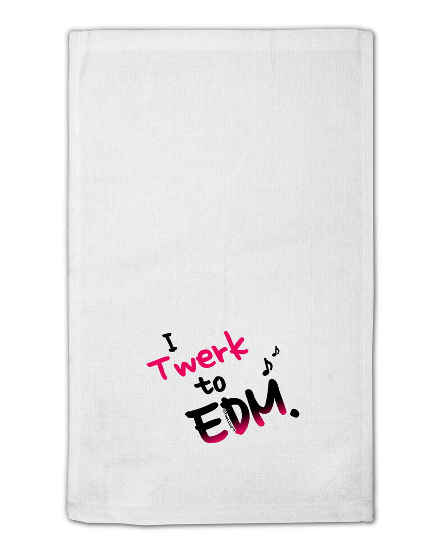 Twerk To EDM Pink 11&#x22;x18&#x22; Dish Fingertip Towel-Fingertip Towel-TooLoud-White-Davson Sales