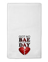 No Bae For Valentine's Day 11&#x22;x18&#x22; Dish Fingertip Towel-Fingertip Towel-TooLoud-White-Davson Sales