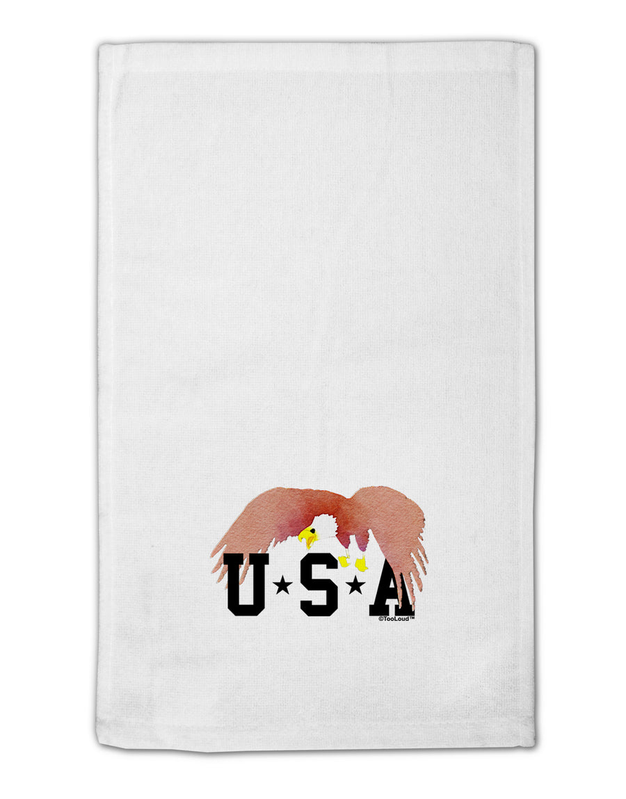 Bald Eagle USA 11&#x22;x18&#x22; Dish Fingertip Towel by TooLoud-Fingertip Towel-TooLoud-White-Davson Sales