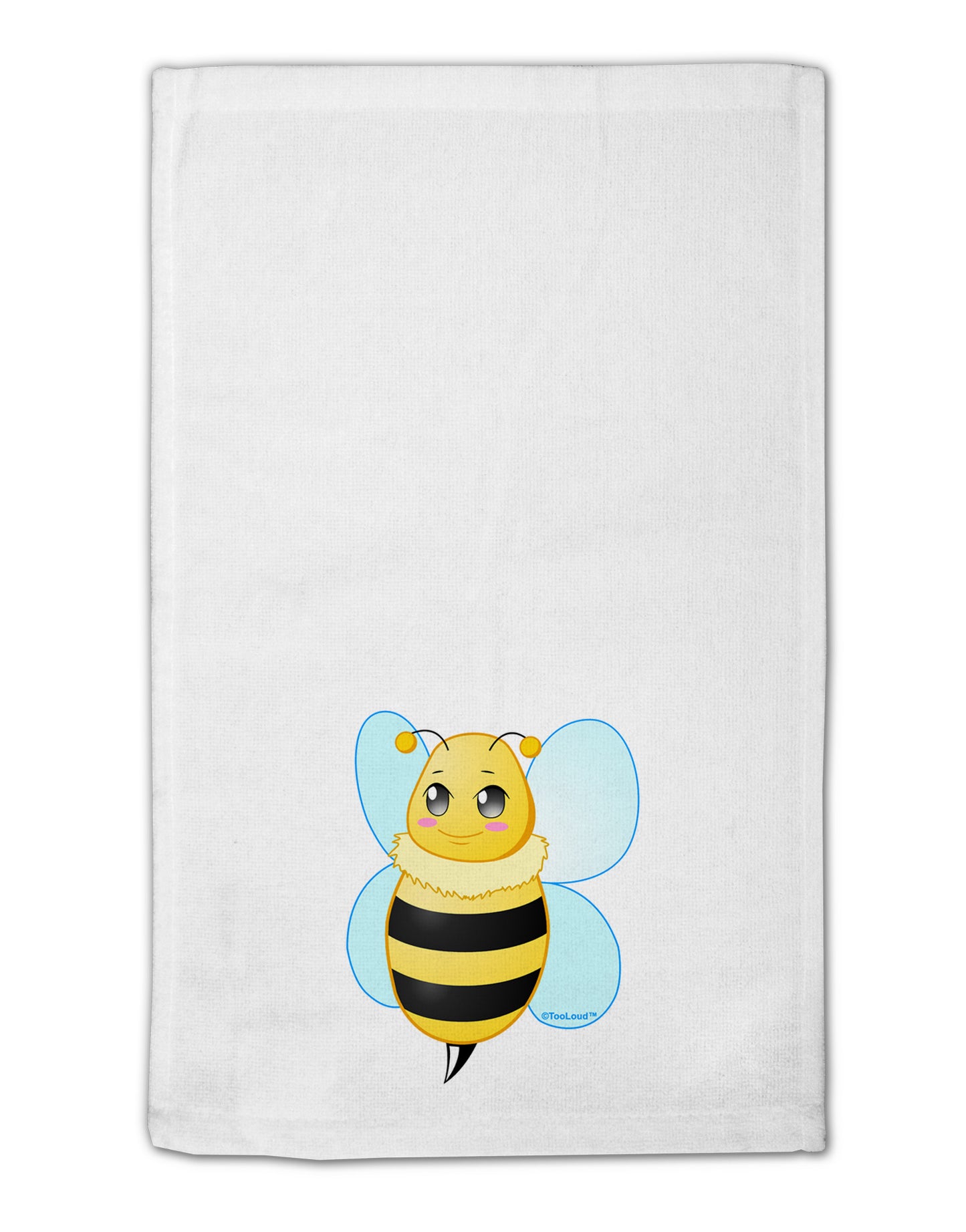 Cute Bee 11&#x22;x18&#x22; Dish Fingertip Towel-Fingertip Towel-TooLoud-White-Davson Sales