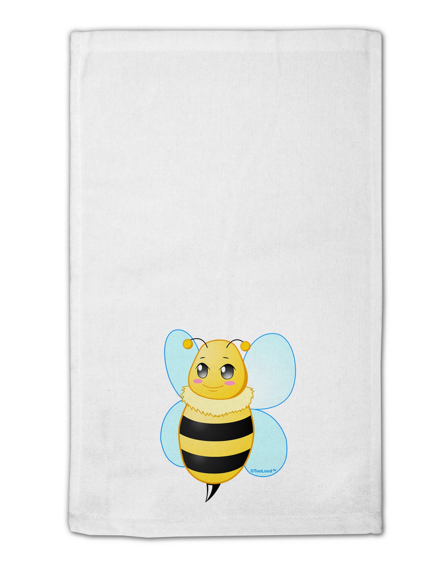 Cute Bee 11&#x22;x18&#x22; Dish Fingertip Towel-Fingertip Towel-TooLoud-White-Davson Sales
