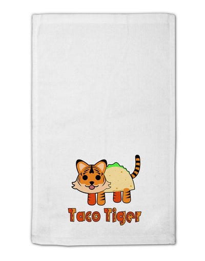 Cute Taco Tiger Text 11&#x22;x18&#x22; Dish Fingertip Towel-Fingertip Towel-TooLoud-White-Davson Sales