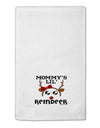 Mommy's Lil Reindeer Girl 11&#x22;x18&#x22; Dish Fingertip Towel-Fingertip Towel-TooLoud-White-Davson Sales