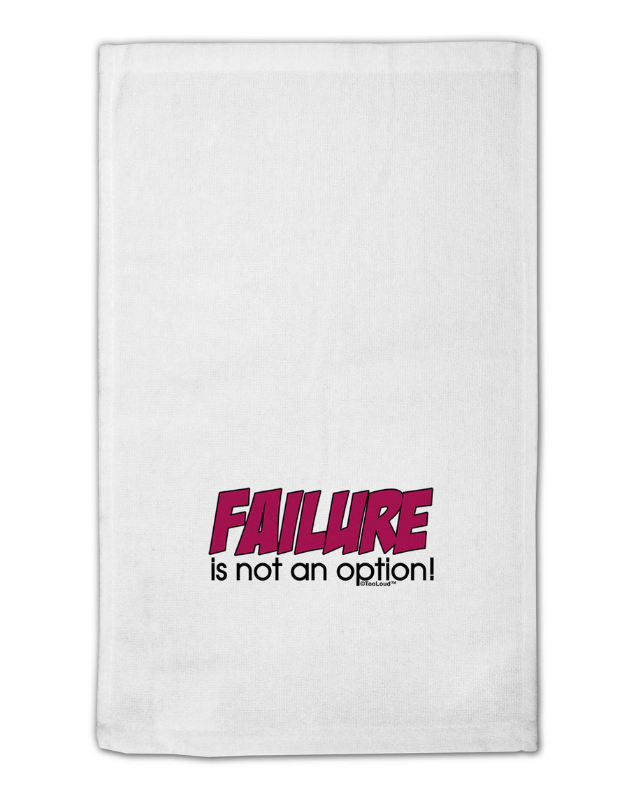 Failure Is Not An Option Distressed 11&#x22;x18&#x22; Dish Fingertip Towel by TooLoud-Fingertip Towel-TooLoud-White-Davson Sales