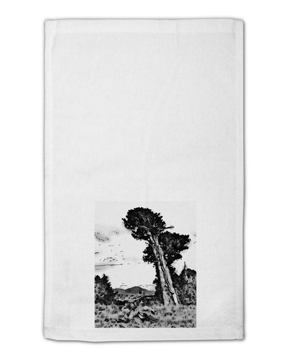 Colorado Landscape Watercolor BW 11&#x22;x18&#x22; Dish Fingertip Towel-Fingertip Towel-TooLoud-White-Davson Sales