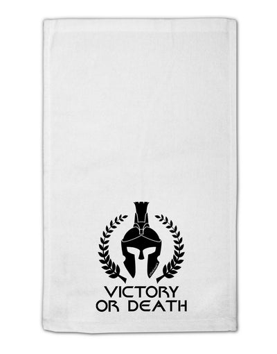 Spartan Victory Or Death 11&#x22;x18&#x22; Dish Fingertip Towel-Fingertip Towel-TooLoud-White-Davson Sales