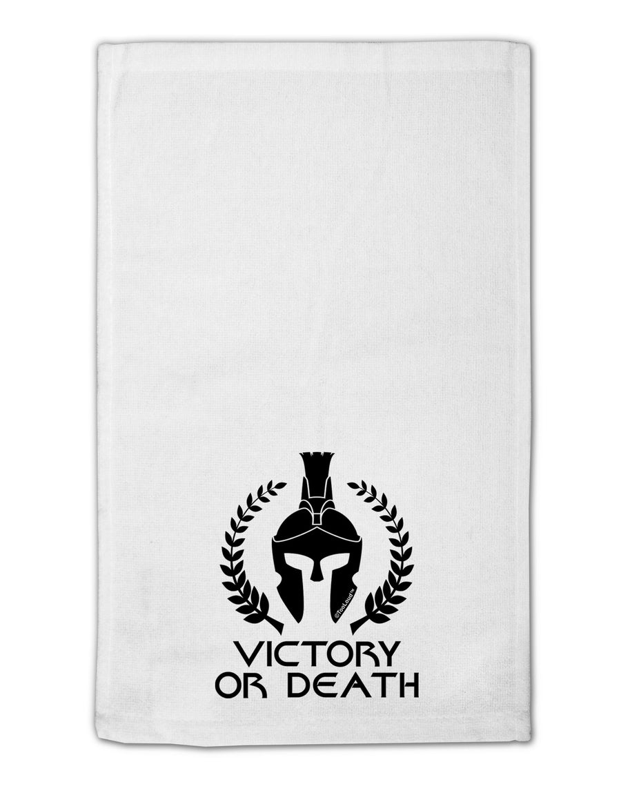 Spartan Victory Or Death 11&#x22;x18&#x22; Dish Fingertip Towel-Fingertip Towel-TooLoud-White-Davson Sales