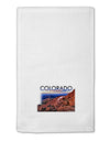 Colorado Mtn Sunset Cutout 11&#x22;x18&#x22; Dish Fingertip Towel-Fingertip Towel-TooLoud-White-Davson Sales