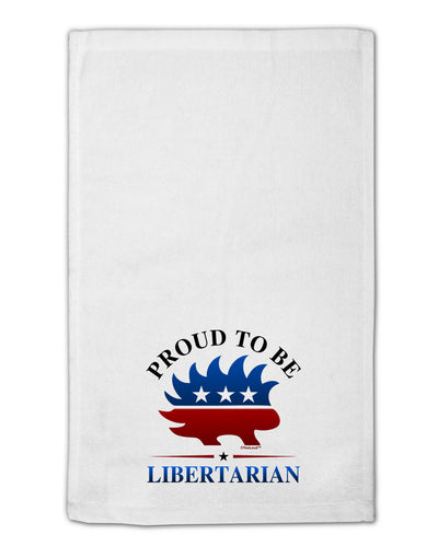 Proud To Be Libertarian 11&#x22;x18&#x22; Dish Fingertip Towel-Fingertip Towel-TooLoud-White-Davson Sales