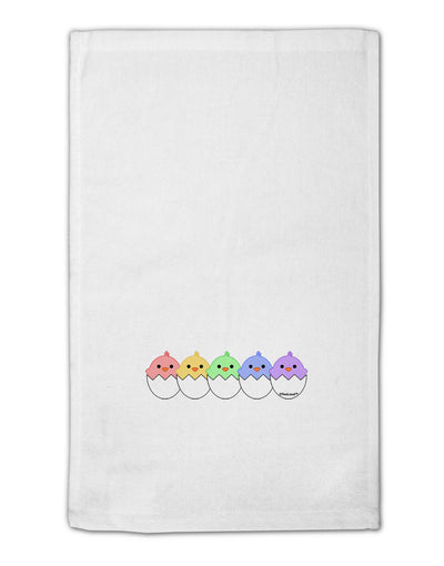 Cute Hatching Chicks Group #2 11&#x22;x18&#x22; Dish Fingertip Towel by TooLoud-Fingertip Towel-TooLoud-White-Davson Sales