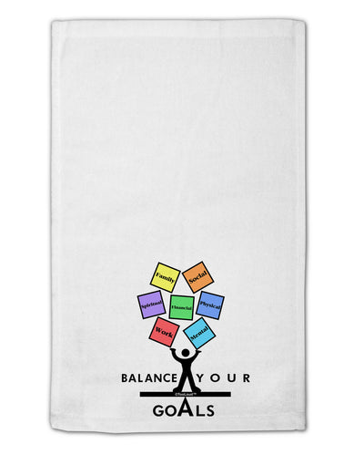 Balance Your Goals 11&#x22;x18&#x22; Dish Fingertip Towel-Fingertip Towel-TooLoud-White-Davson Sales